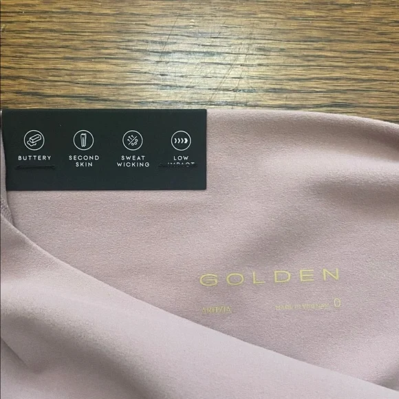 NWT Aritzia Cheeky Infinite Golden Butter Leggings Size 0 - Picture 5 of 6